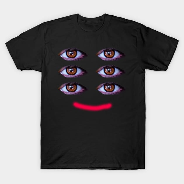 Weirdcore Aesthetic Eyes T-Shirt by DRIPCRIME Y2K